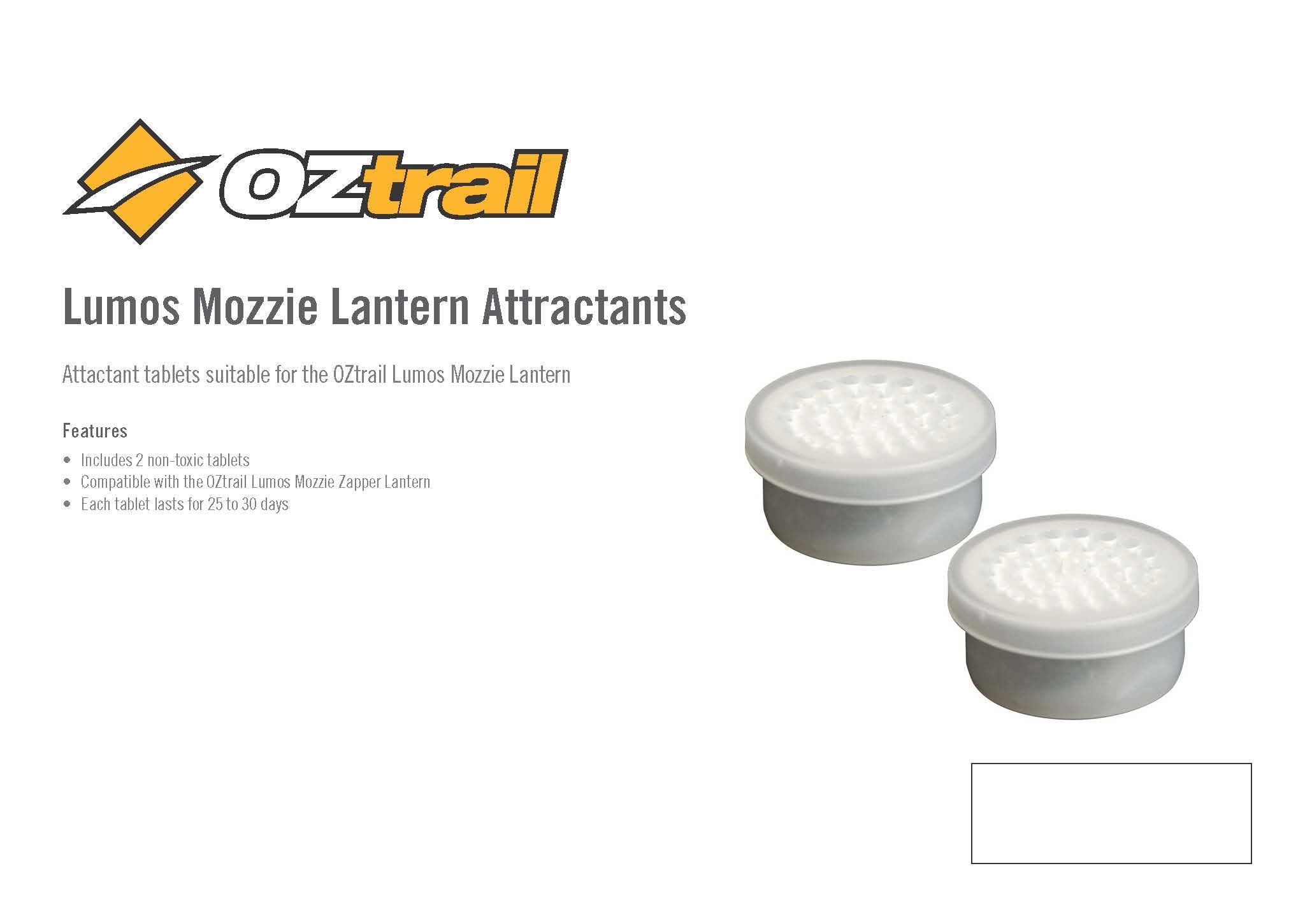 Oztrail Lumos Mozzie Zapper Attractants