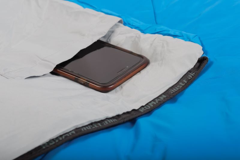 Roman Palm IV - Reef Blue Sleeping Bag
