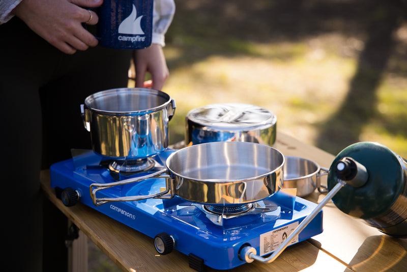 Campfire 6pc Stainless Steel Pot Set