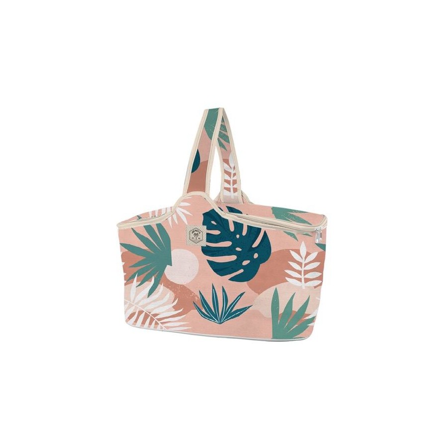 Wildtrak Good Vibes Insulated Daytripper Cooler Bag – Blush Palm Print