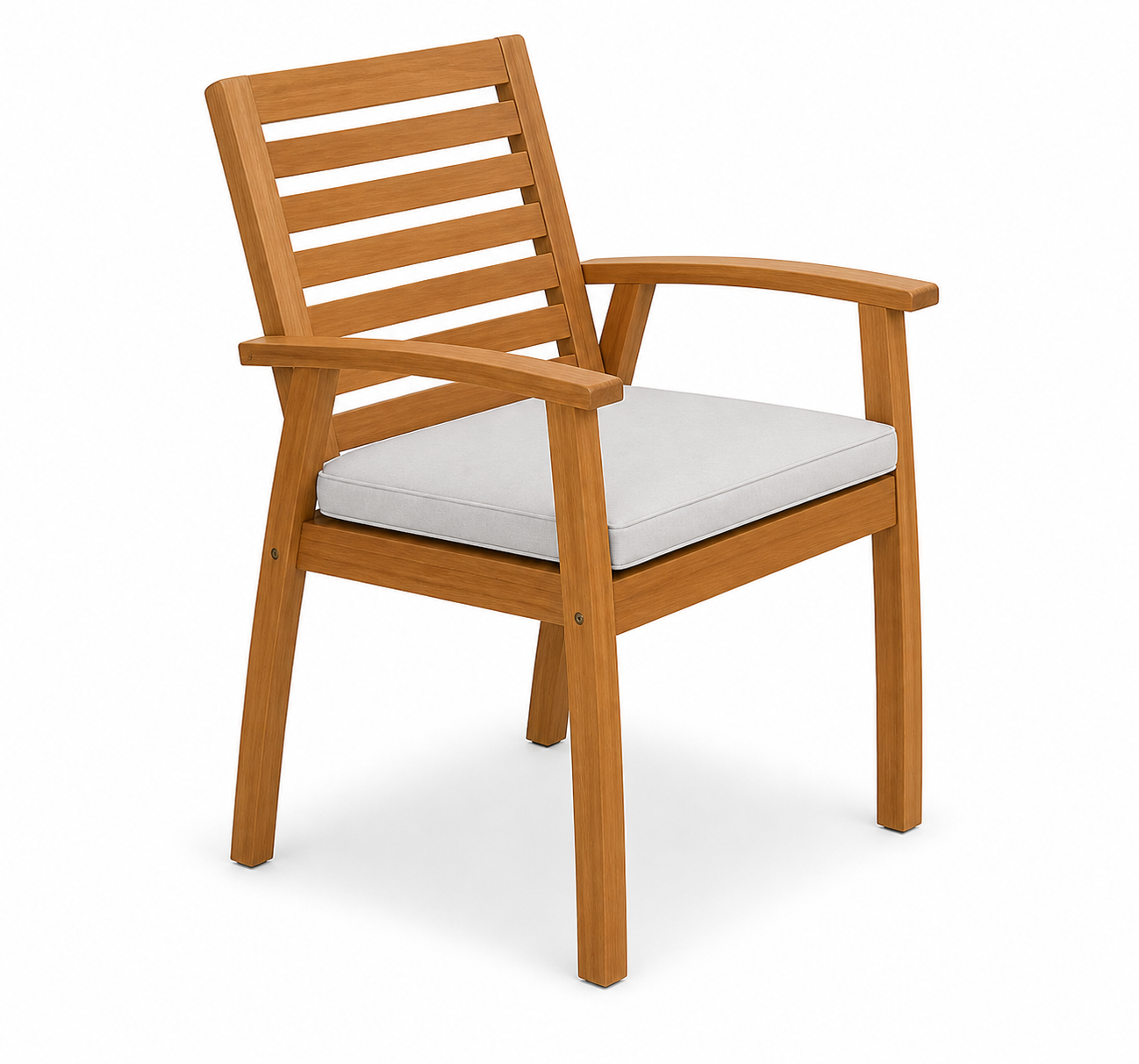 Southbank Dining Chair W/cushion Wooden
