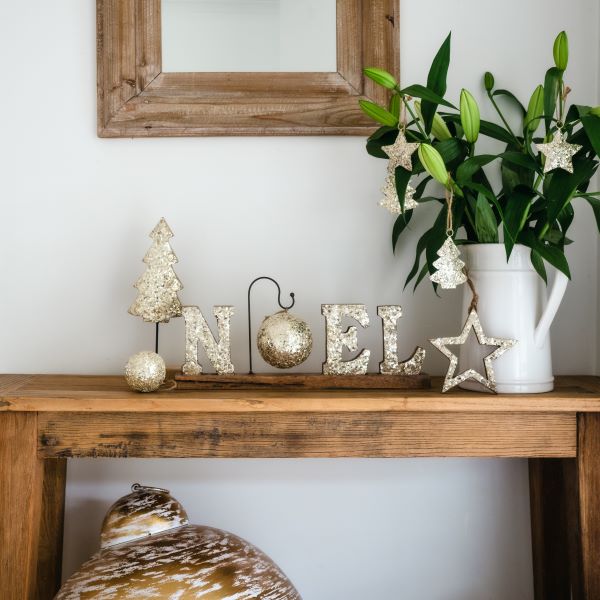 Lucia Noel Sign - Champagne