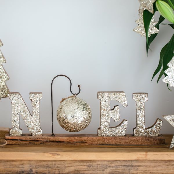 Lucia Noel Sign - Champagne