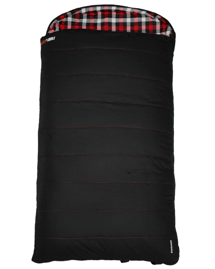 Black wolf sleeping bag hotsell