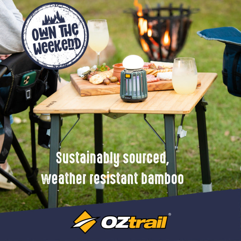 Oztrail Bamboo Table 65cm