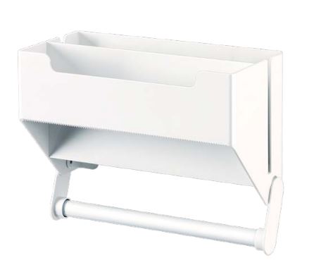 Companion Adhesive Paper Towel and Kitchen Rack