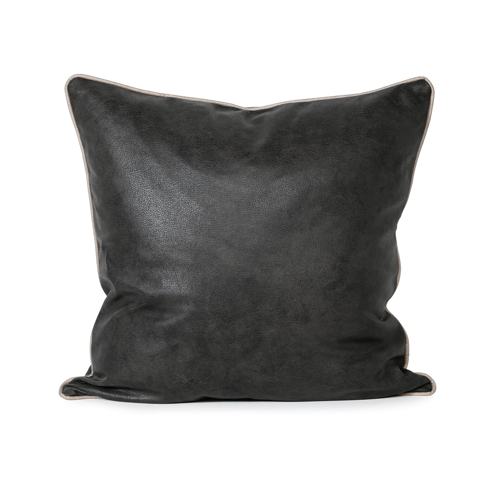 Art Leather Onyx Cushion - Square
