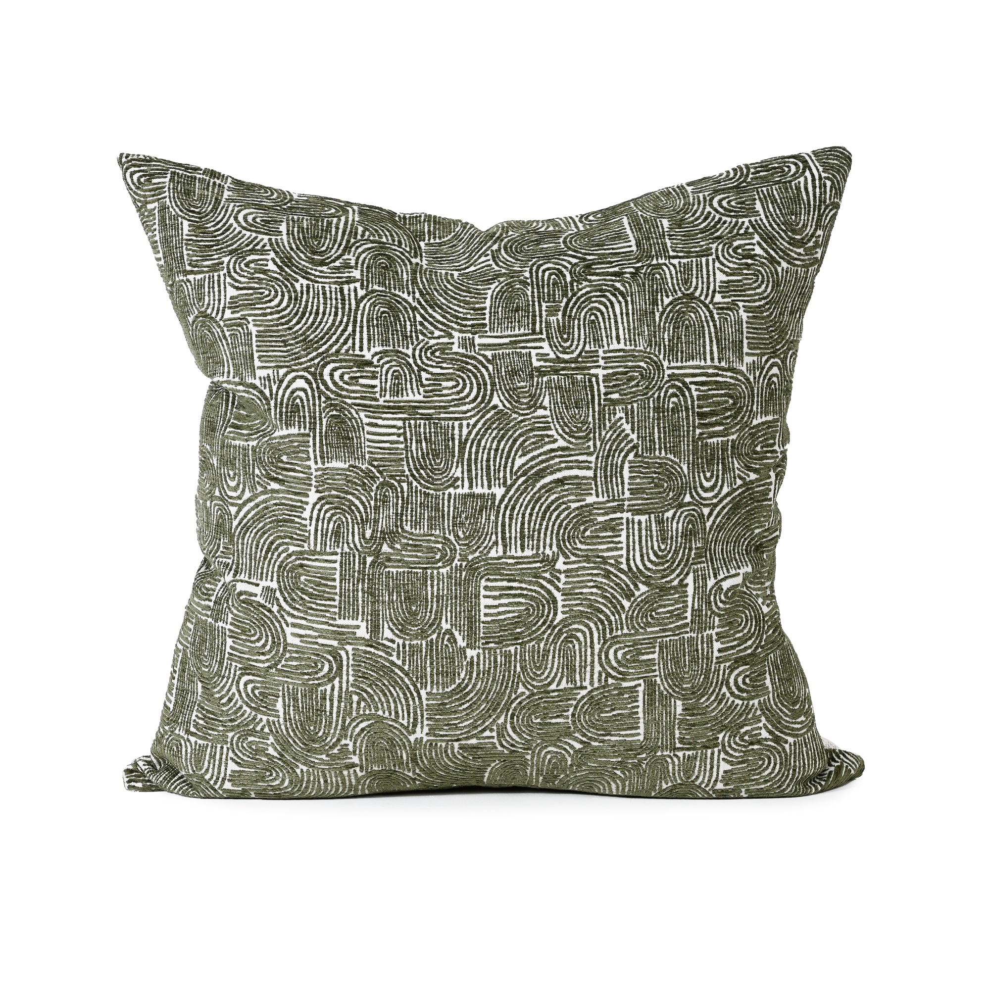 Forest Swirl Cushion - Square