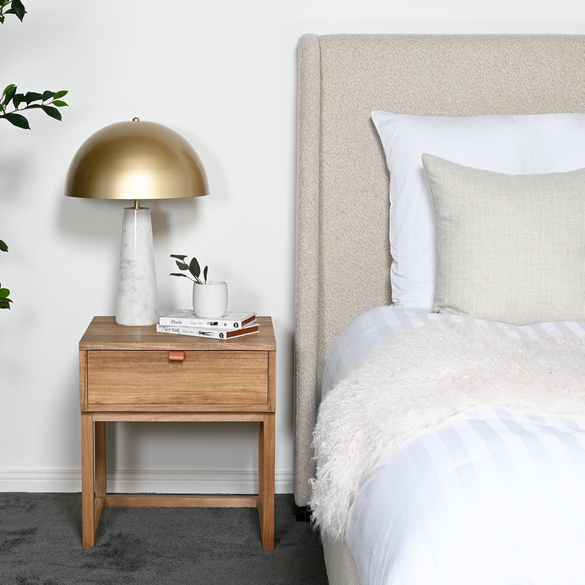 Tibetan Fur Hide - White