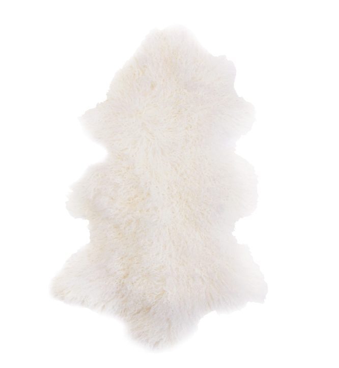 Tibetan Fur Hide - White