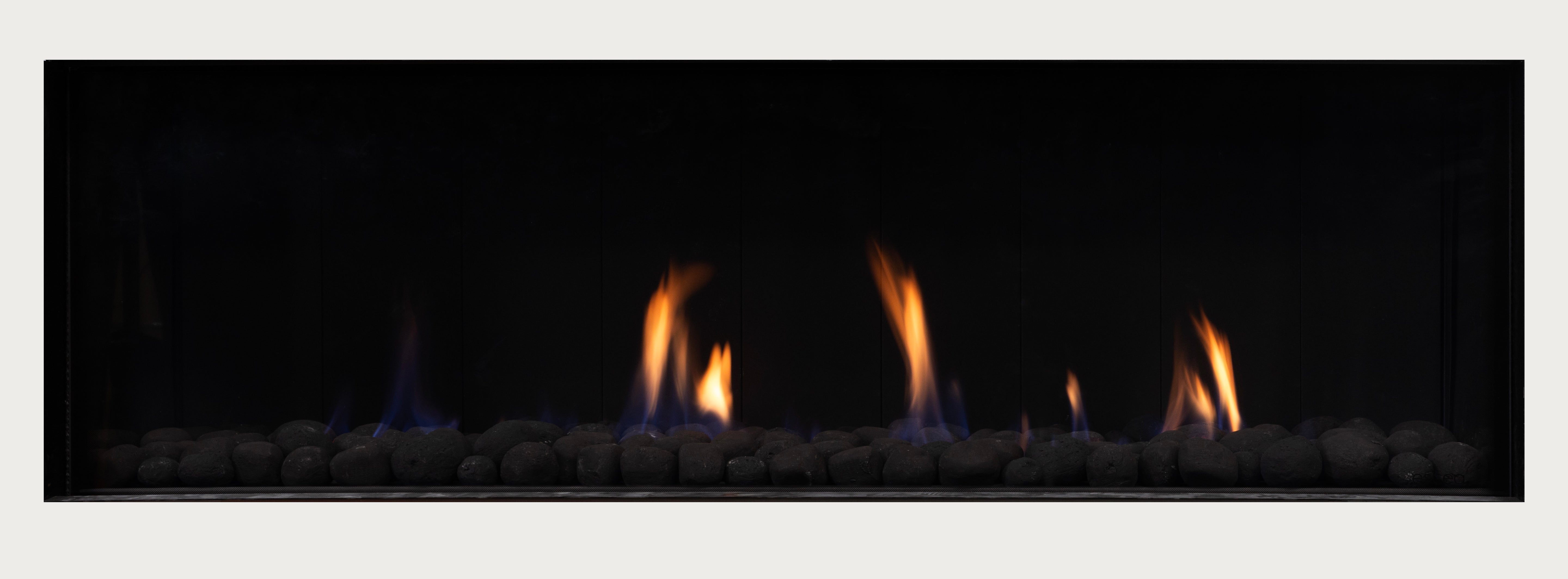 Escea DS Single Sided Range - Frameless Gas Insert Fireplace
