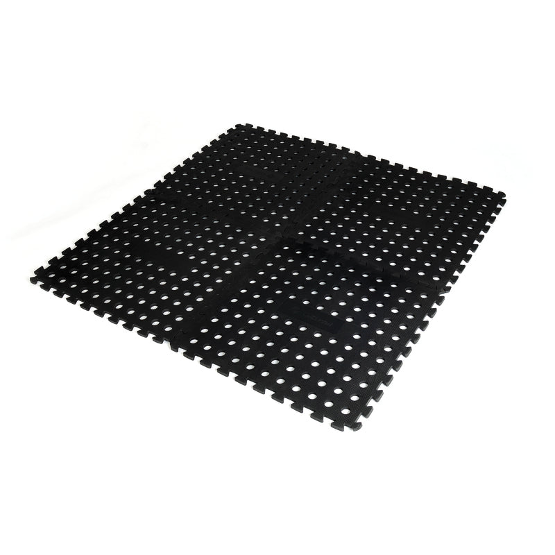 Oztrail Foam Floor Mat Black - 4 Pack