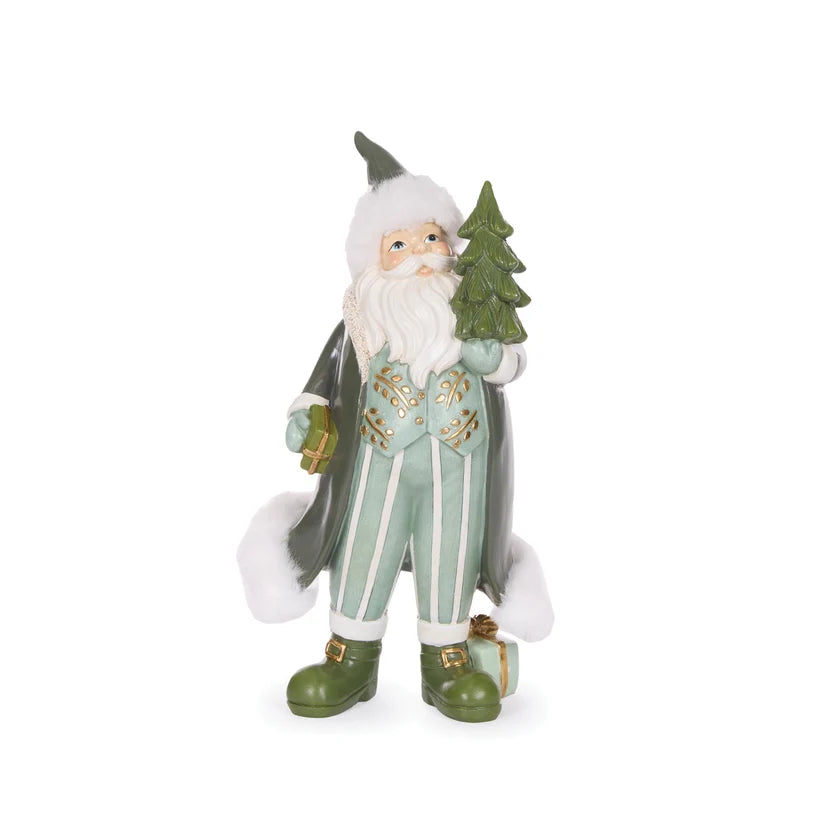 Woodland Forest Santa W/ Tree