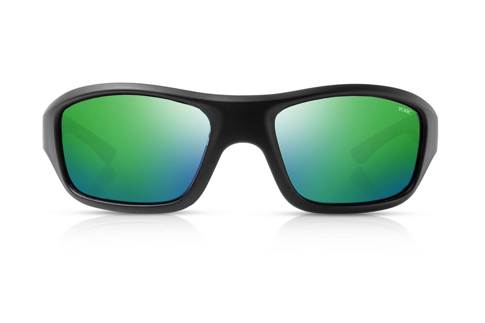 Tonic Evo Sunglasses - Matt Black - Green Lens