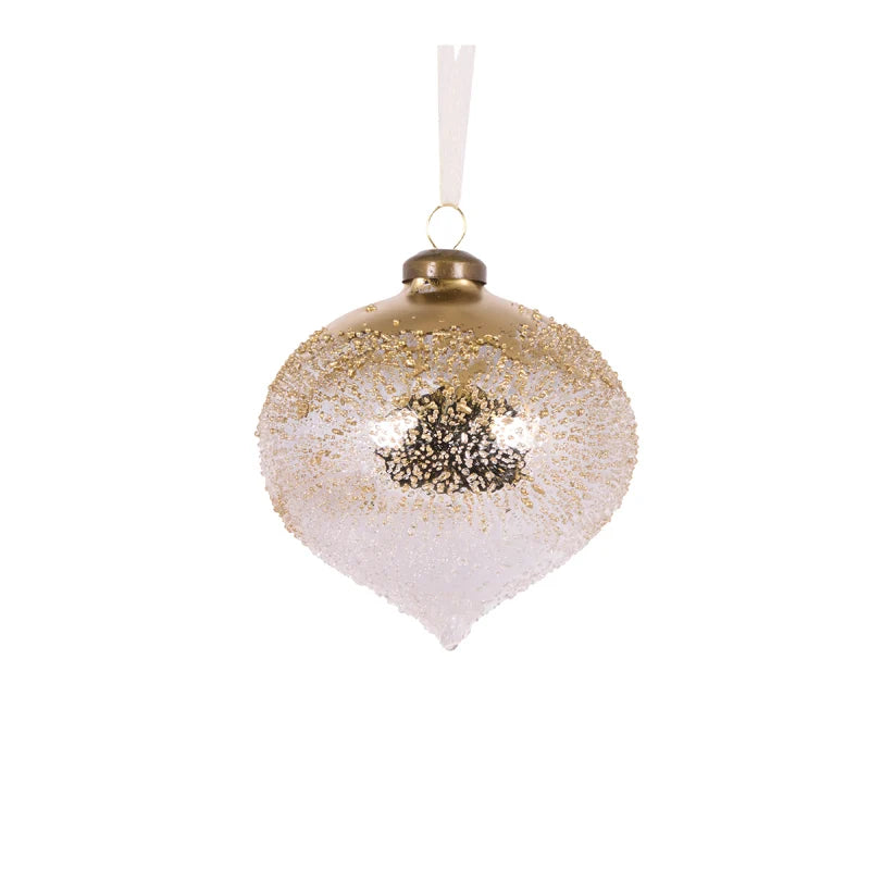 Metallic Ombre Bubbles Onion Bauble
