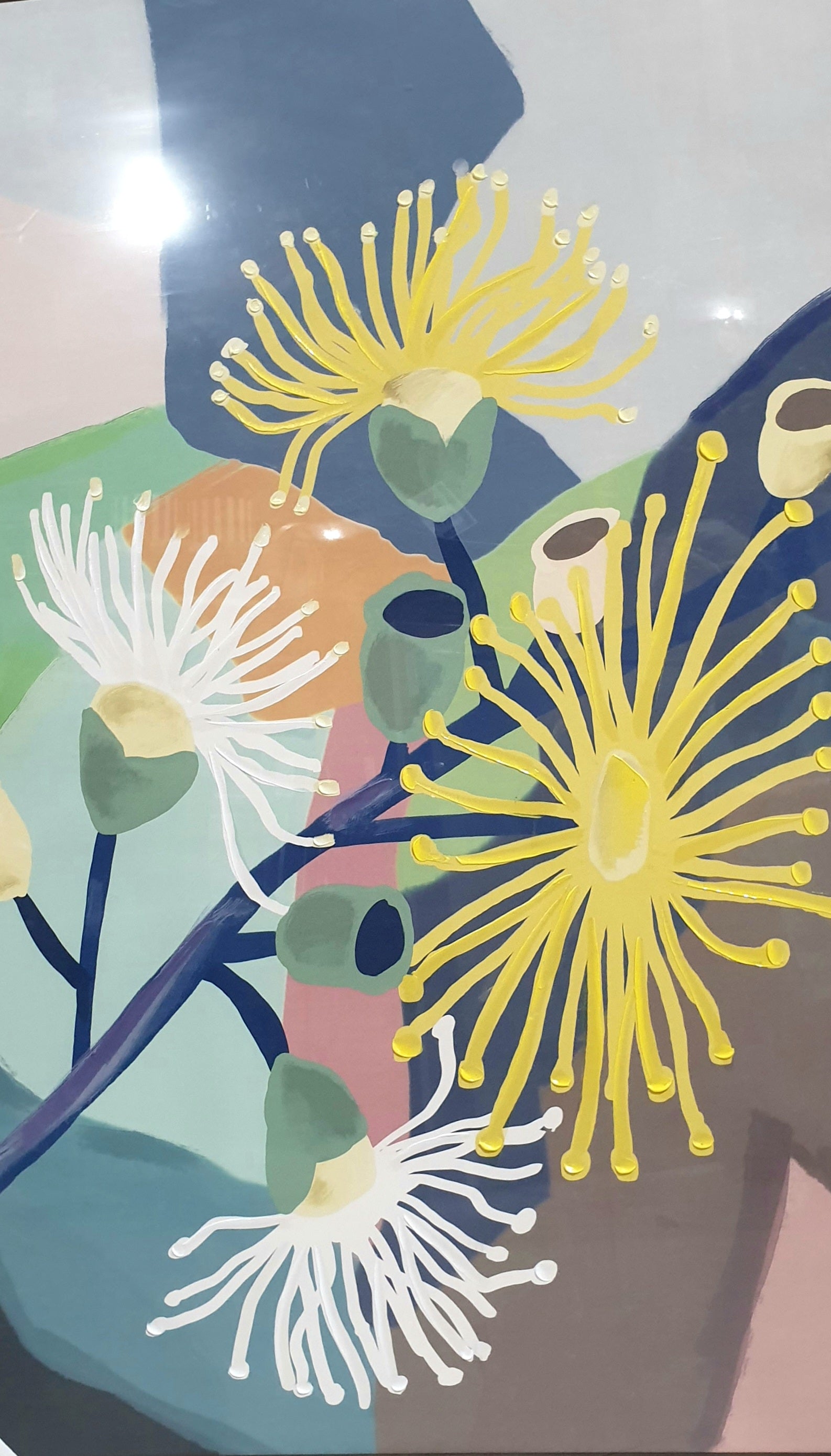 CTC Merideth Nat Frame Canvas 80x120cm