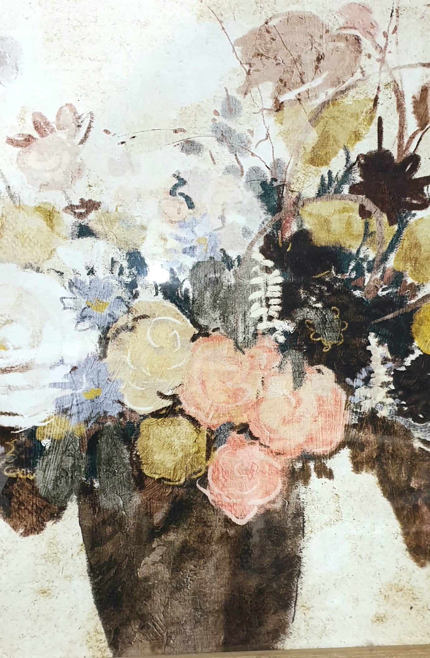 Failie Natural Framed Glass Print