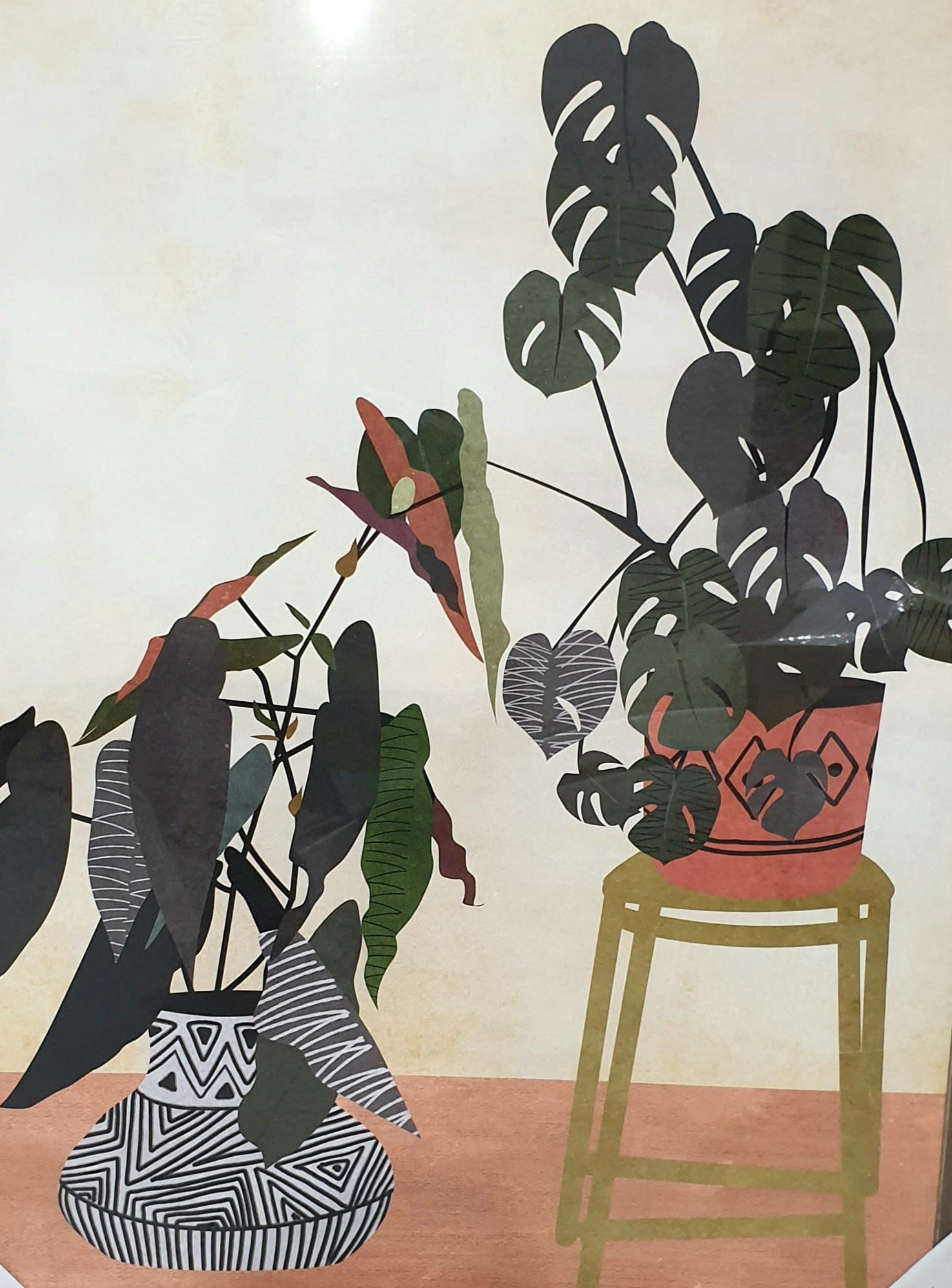 Petra Natural Frame Print 60x80cm