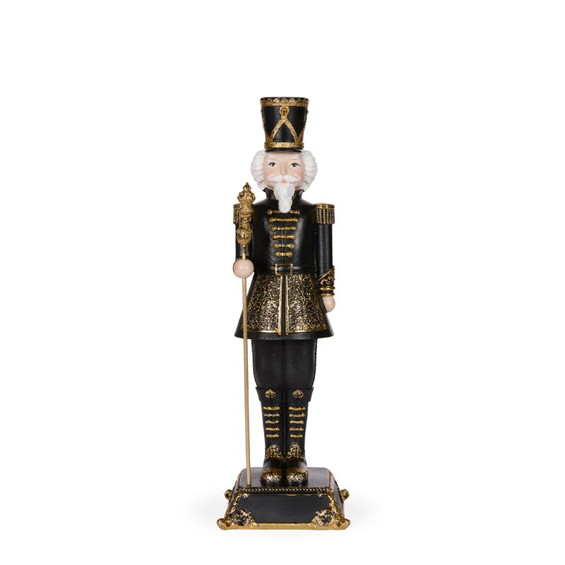 42cm Black & Gold Nutcracker