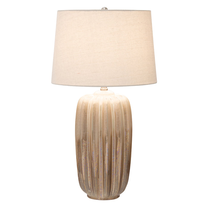Swing Coast Chmpgne Glaze Ribbed Lamp