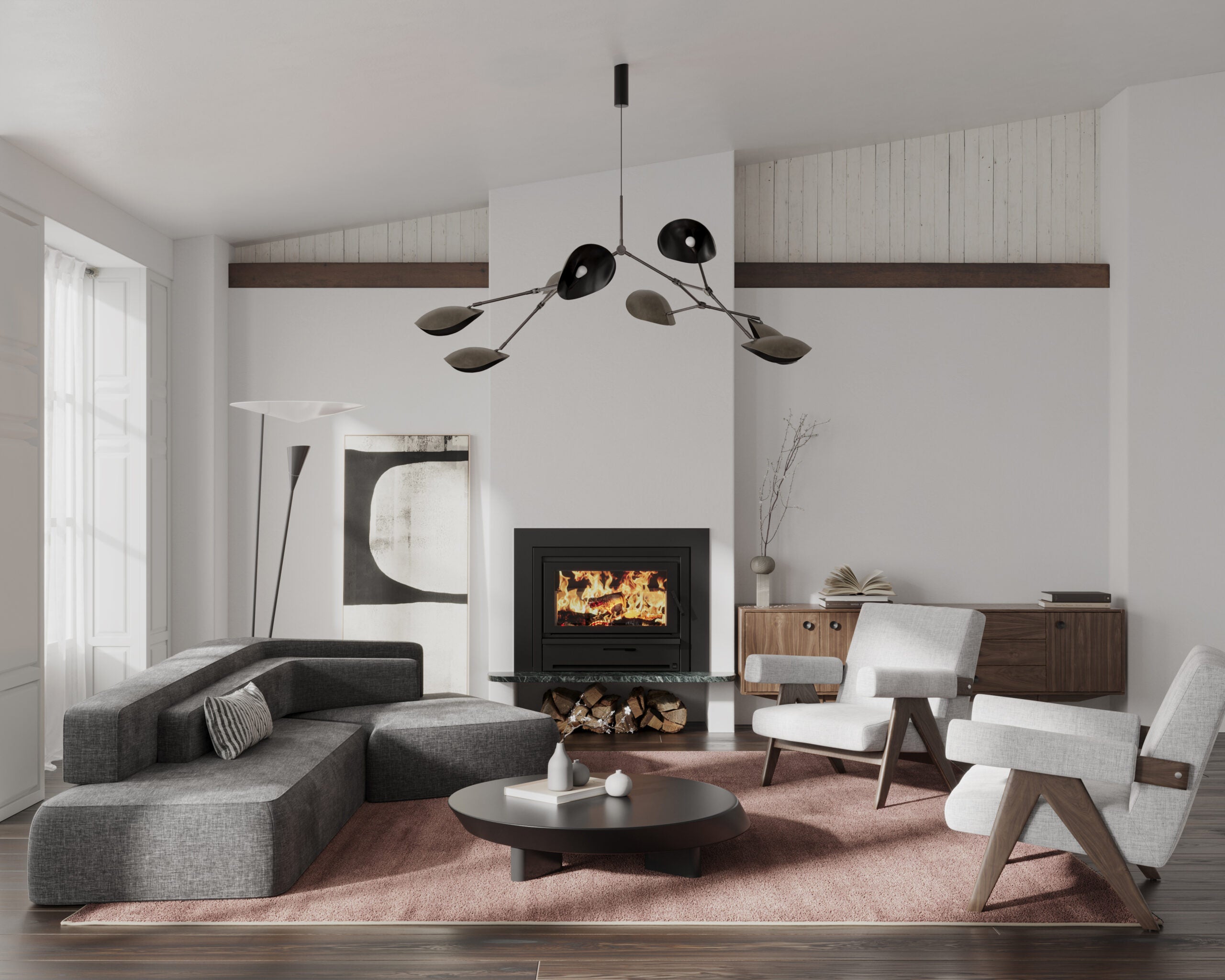 Kemlan Halo 800 Inbuilt Wood Heater