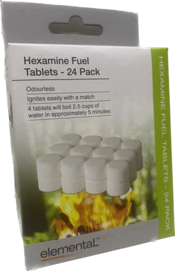 Elemental - Hexamine Solid Fuel Tablets pack of 24