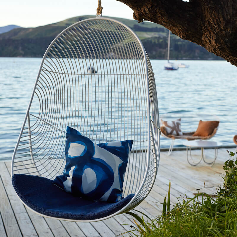 Hokianga Chair Pad - Basalt
