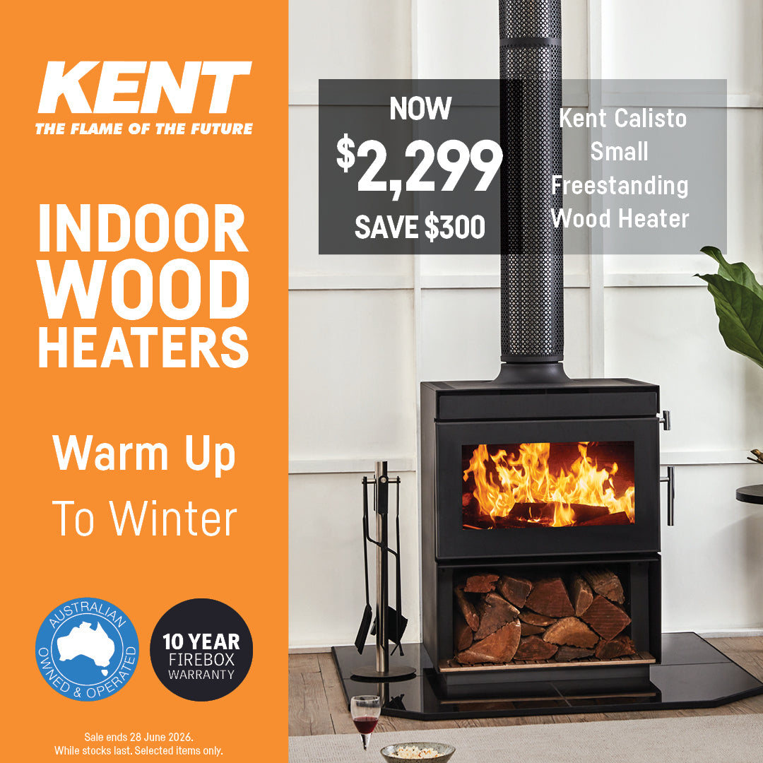 Kent Calisto Freestanding Wood Heater - Small Freestanding