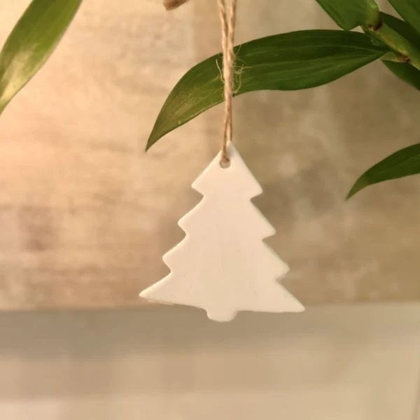 Lucia Ceramic Hanging Christmas Tree Ornament - Tree