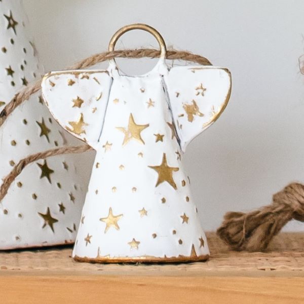 Lune Angel with Bell - 10cm