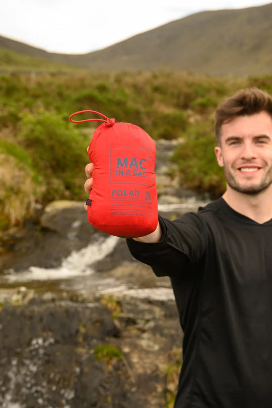 Mac in a Sac Reversible Jacket - Red/Navy