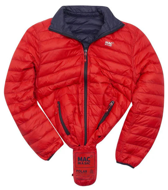 Mac in a Sac Reversible Jacket - Red/Navy