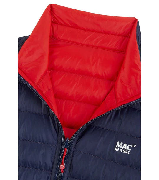 Mac in a Sac Reversible Jacket - Red/Navy