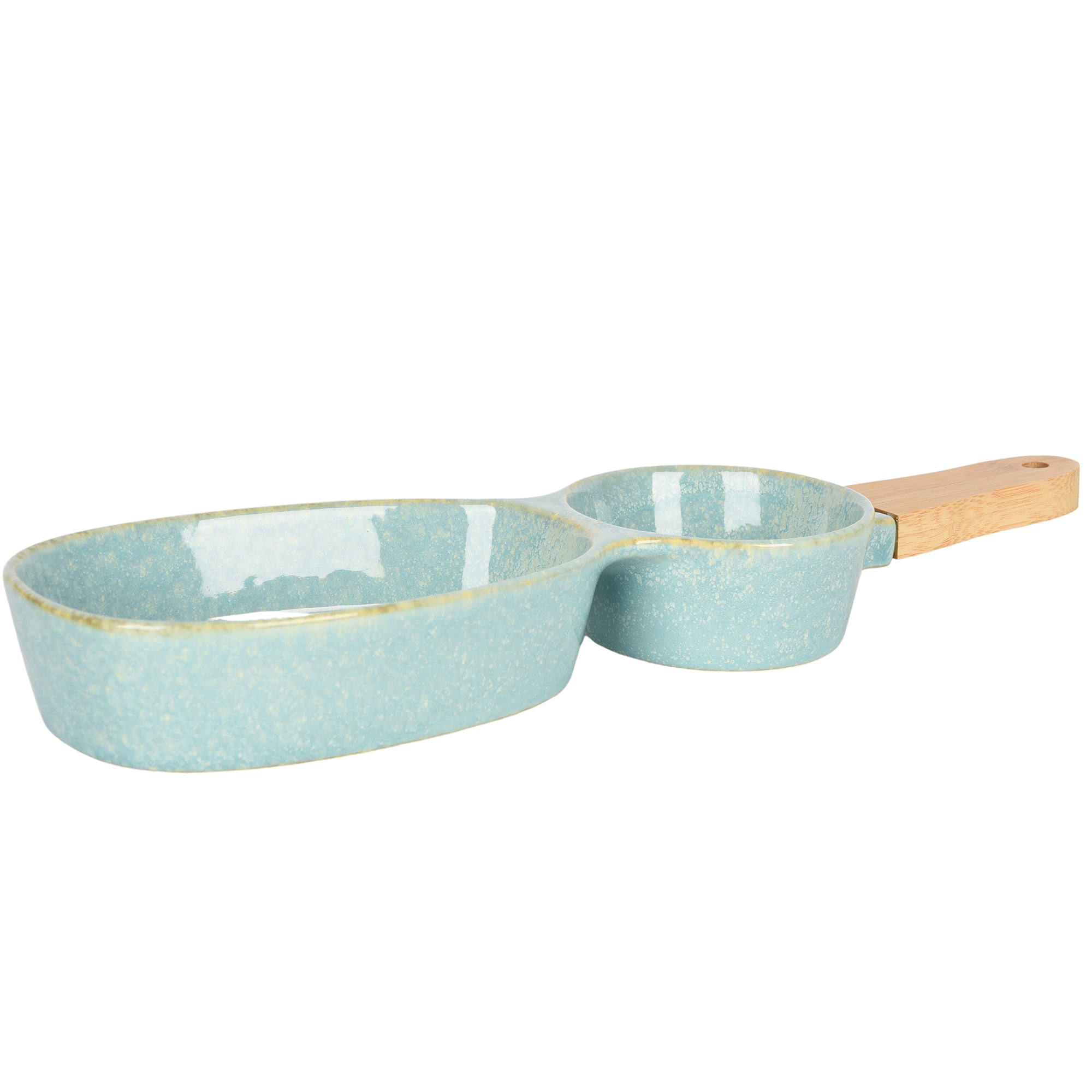 NF Dual-Section Ceramic Serving Dish