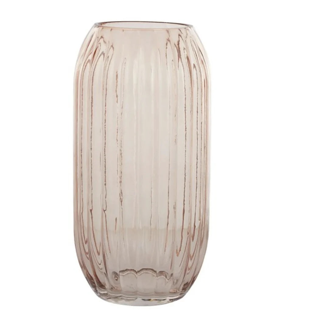 Lonnie Glass Vase 30cm Rose
