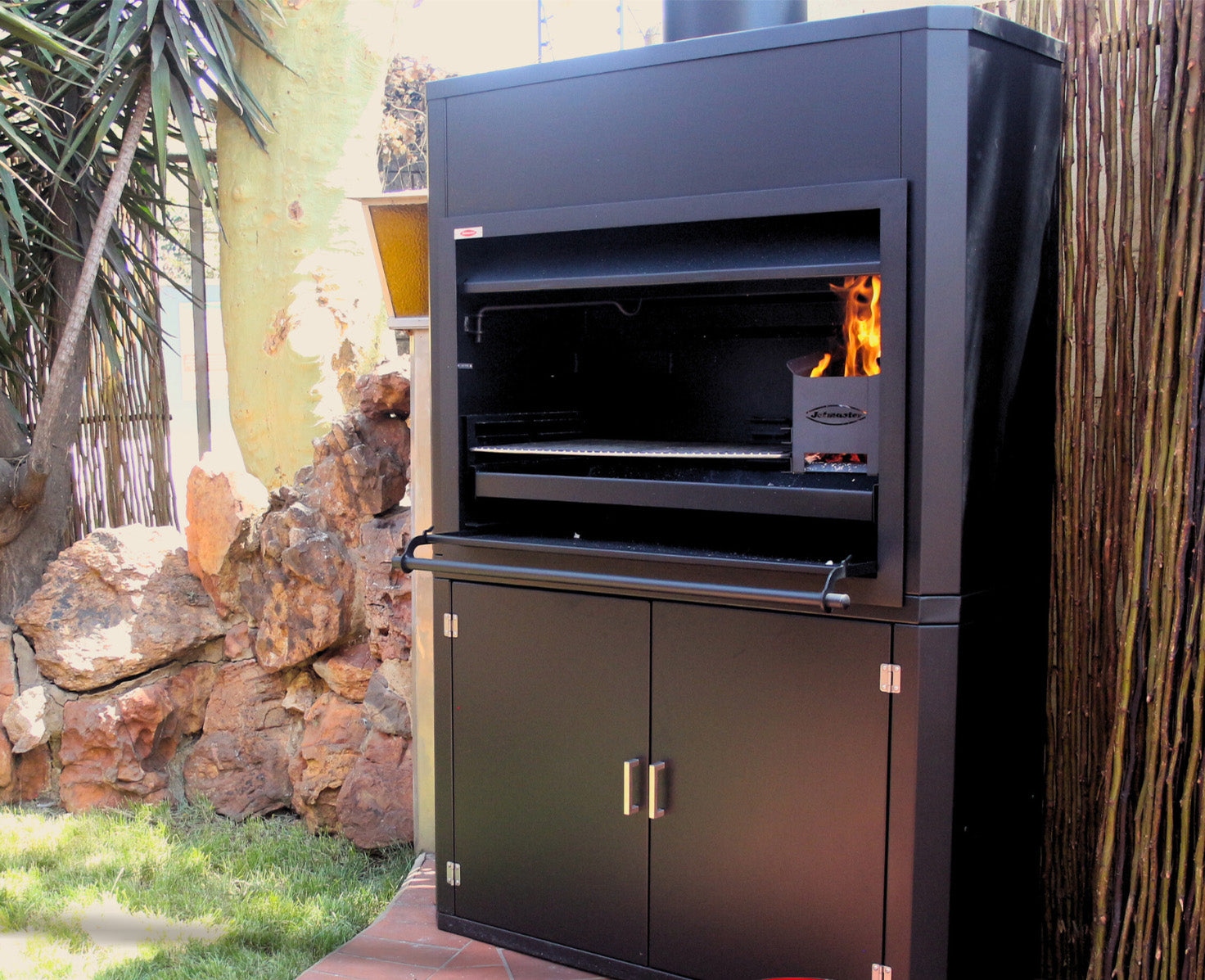 Jetmaster Freestanding BBQ and Cabinet