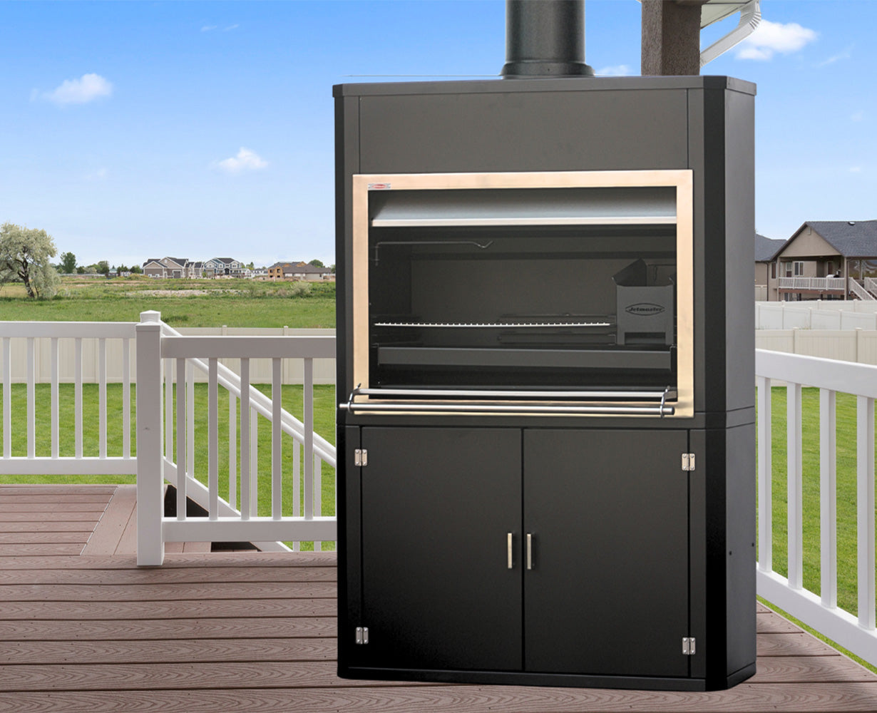 Jetmaster Freestanding BBQ and Cabinet