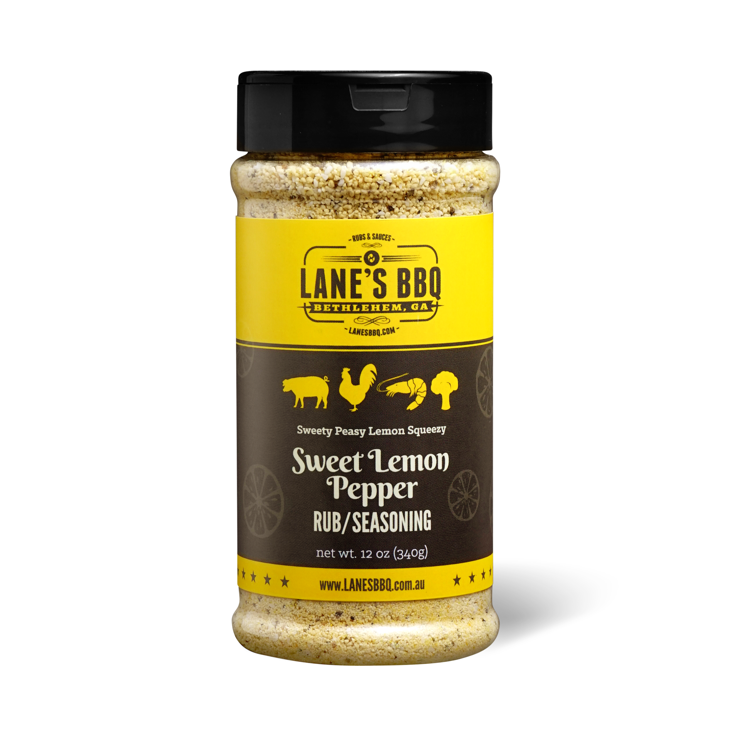 Lanes Sweet Lemon Pepper Rub 340g