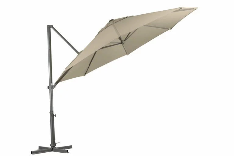 Pandanus Cantilever Octagonal Taupe - 3.3m