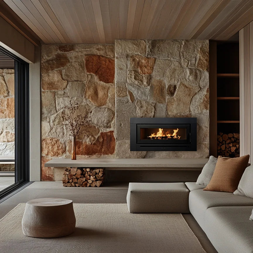 Cooara Phoenix Wood Heater - Inbuilt