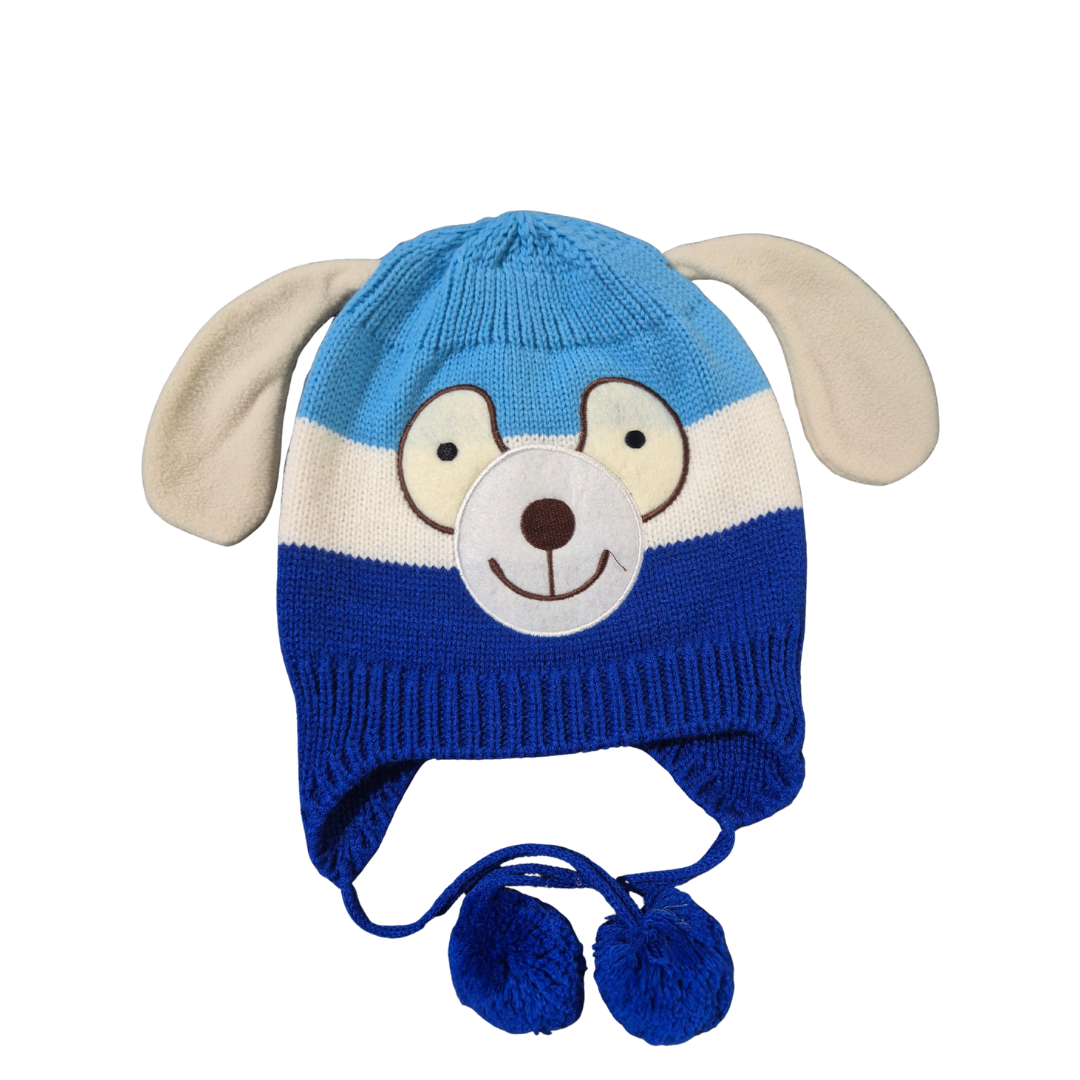 Themed Beanie - Blue Puppy