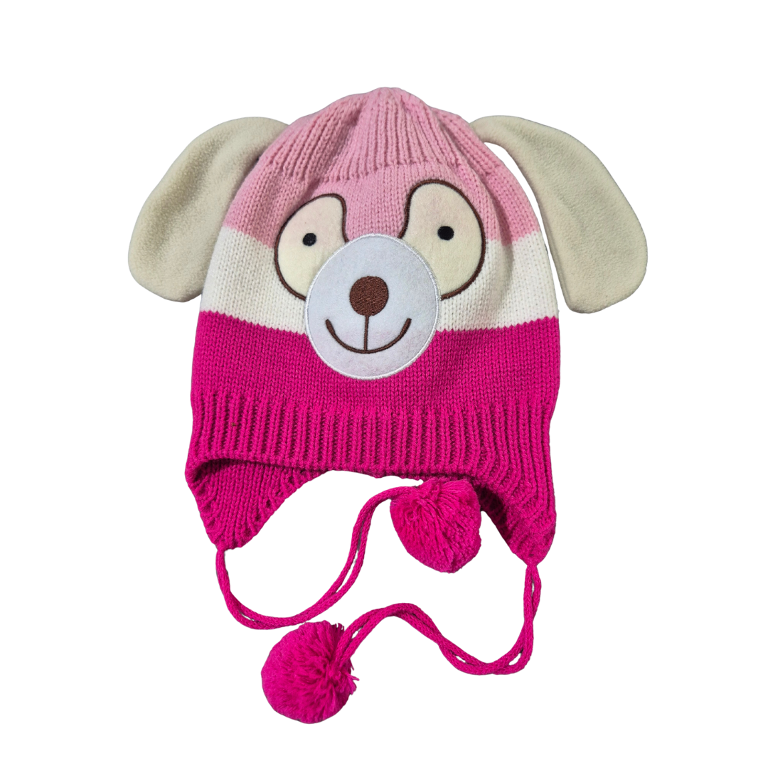 Themed Beanie - Pink Puppy