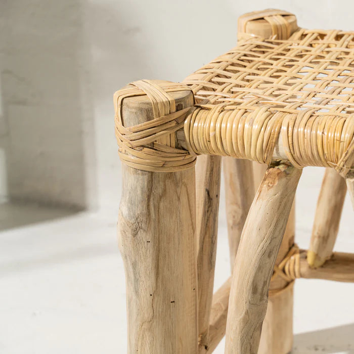 Roni Woven Footstool