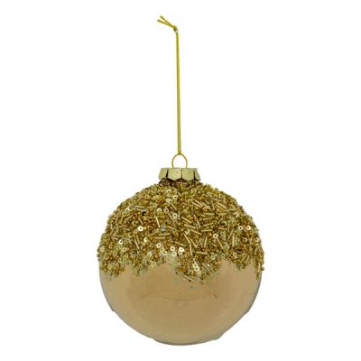 Gold Beaded Ball