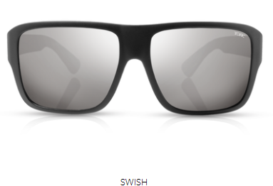 Tonic Swish Sunglasses - Matt Black - Silver Lens