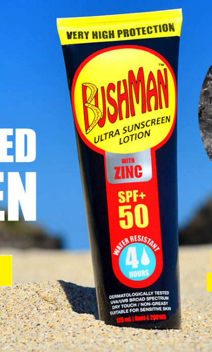 Bushmans White Zinc 125ml tube