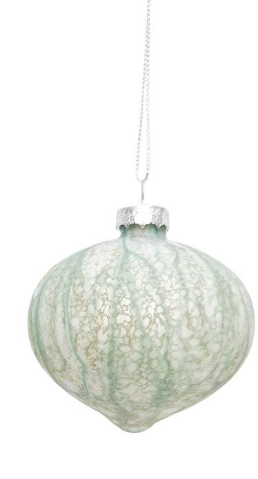 Sea Foam Teardrop/Onion Green