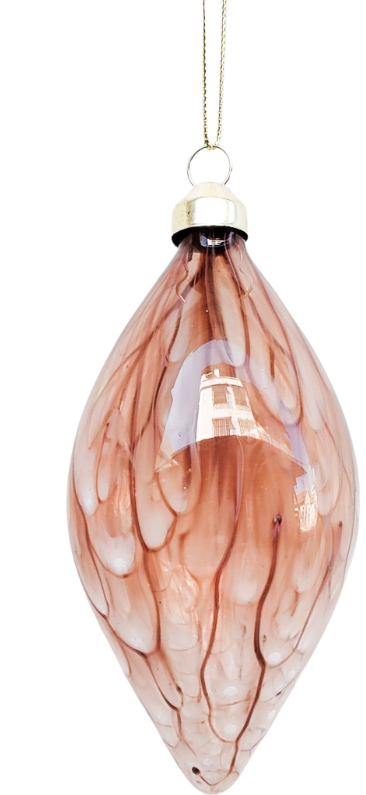 Speckle Glass Teardrop