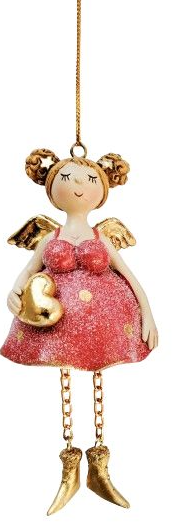 Urban Curvy Angels Holding Heart