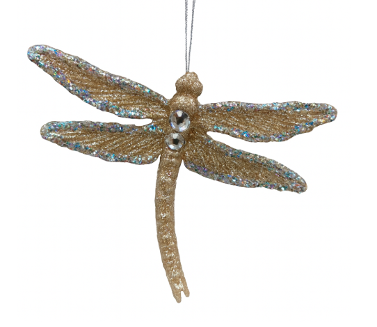 Acrylic Dragon Fly Champagne